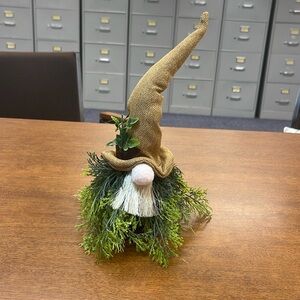 Faux Greenery Gnome